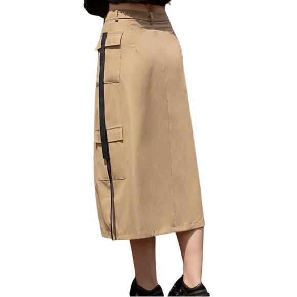 Vintage Cargo Maxi Skirt Sz. Small - Picture 5 of 7